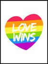 Pride - Love Wins Poster - Plakatbar.no