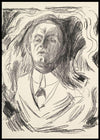 Selvportrett med sigar, Edvard Munch- Plakat - Plakatbar.no