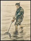 Shell Fisherman, Vincent Van Gogh - Plakat - Plakatbar.no