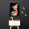 Cubistic Sitting Nude- Pop Artposter