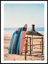 Surf and beach - Plakat - Plakatbar.no