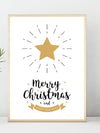 The Star Merry Christmas Poster - Plakatbar.no