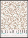 William Morris - beige flowers poster - 02 - Plakatbar.no