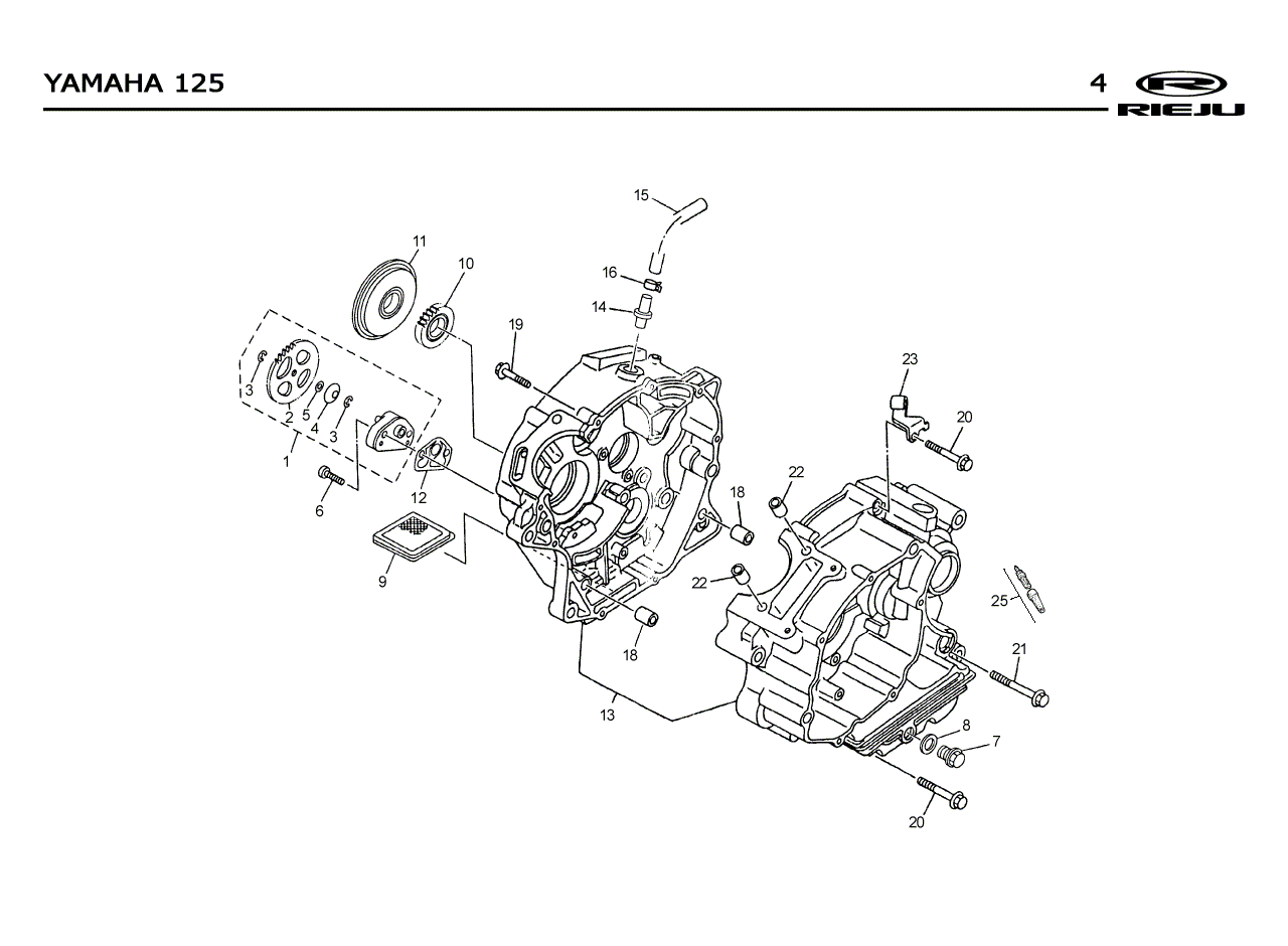Parts And Spares For Rs2 125 Matrix Euro 2 Engine T4