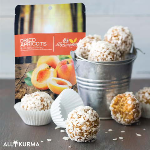 apricot balls, dried apricots, all kurma singapore