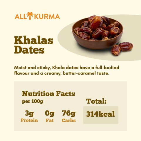 khalas dates, kurma khalas, date crown khalas