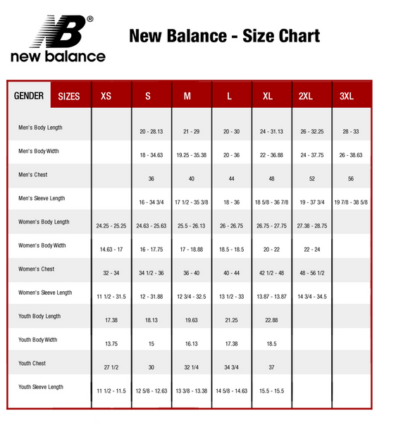 new balance football boots size guide