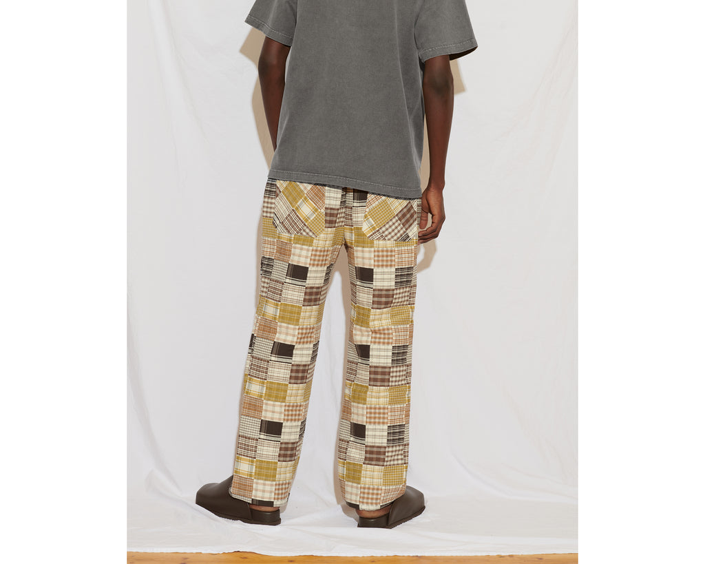 PATCHWORK PANTS | Beige