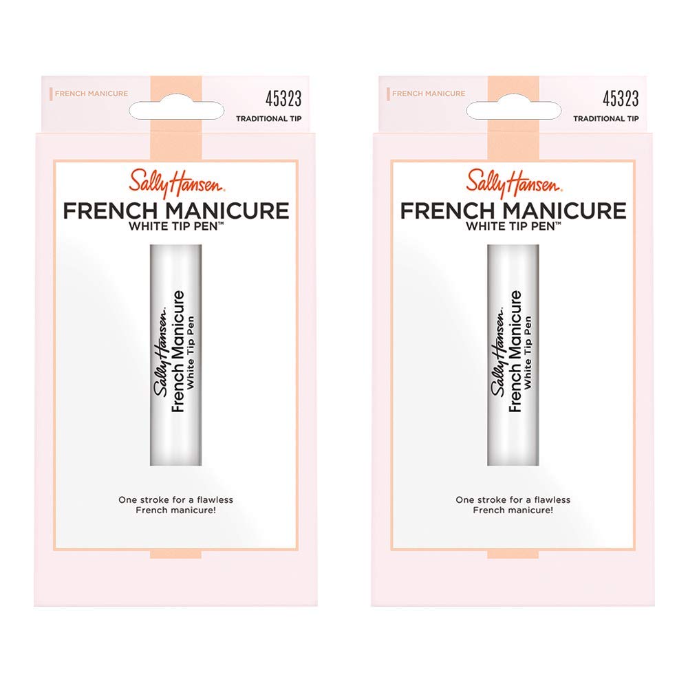 WHOLESALE SALLY HANSEN FRENCH MANICURE WHITE TIP PEN (PACK OF 2) - TRADITIONAL TIP - 48 PIECE LOT