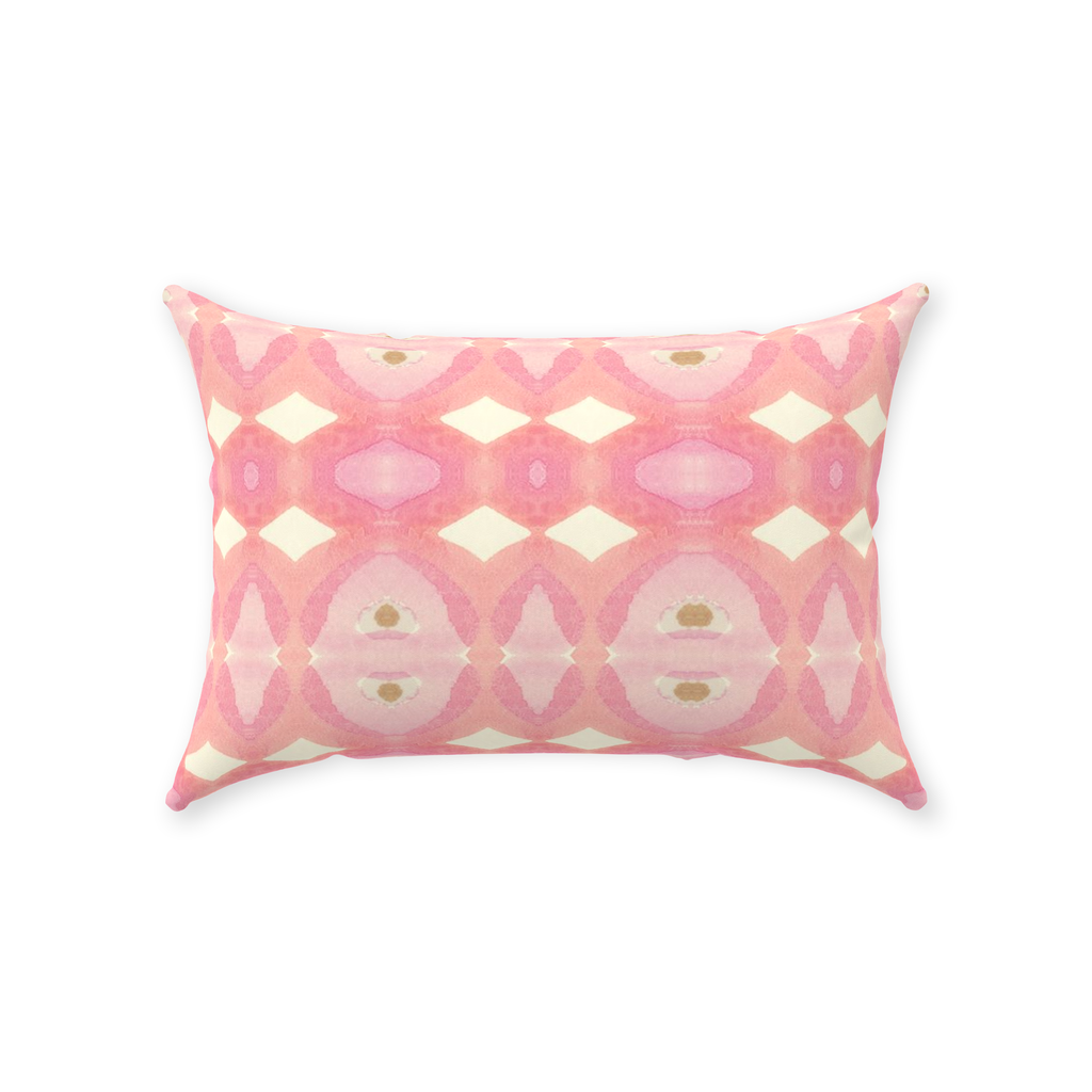 Pink Grassland Pillow