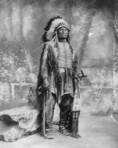 Sioux Indian 1899 Vintage 8x10 Reprint Of Old Photo – Photoseeum