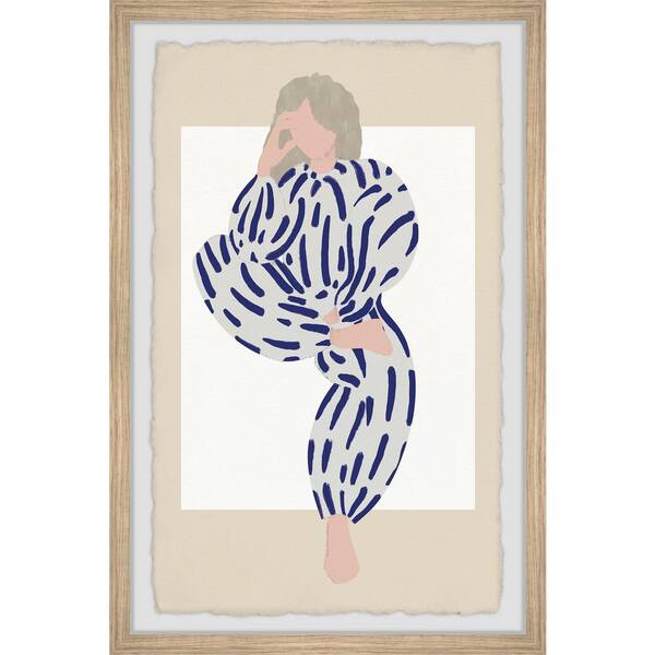 "Take the Risk" by Marmont Hill Framed People Art Print 24 in. x 16 in.