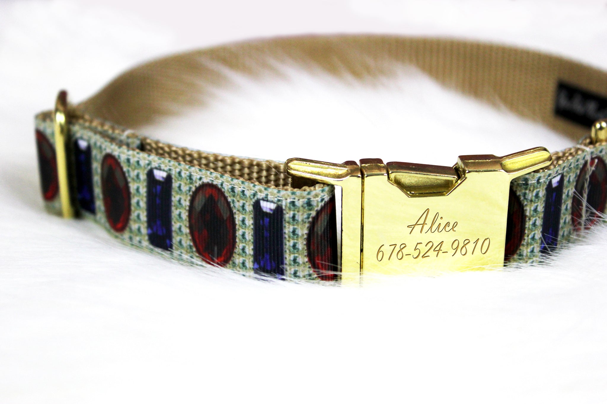 jeweled dog collar