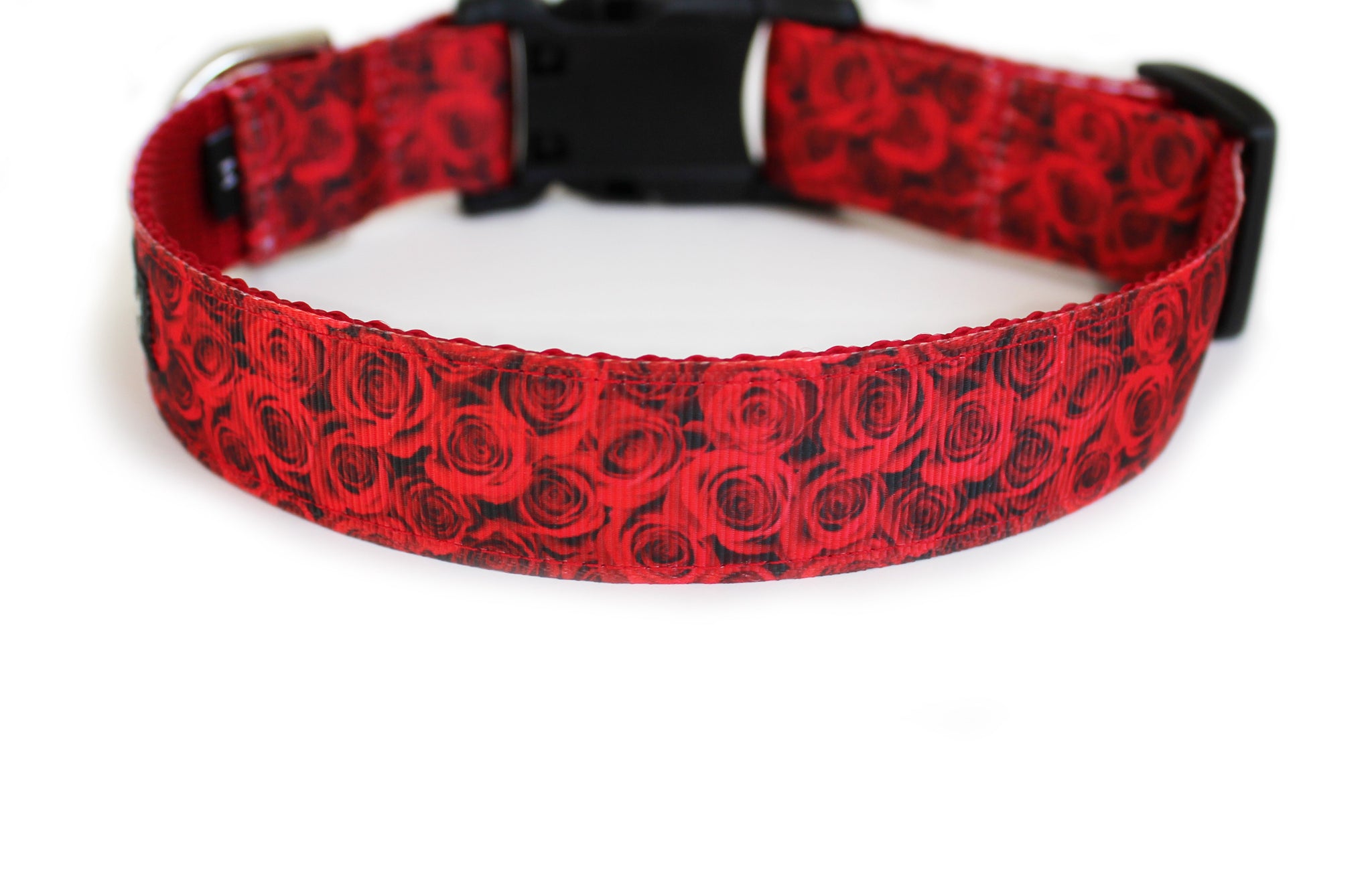 Red Roses Dog Collar - You Had Me at Woof