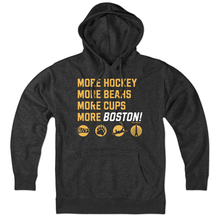Boston Bruins NHL Authentic Apparel Big Logo T-Shirt - Size Medium - Dark  Gray