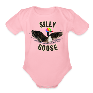 Silly Goose Infant One Piece - light pink