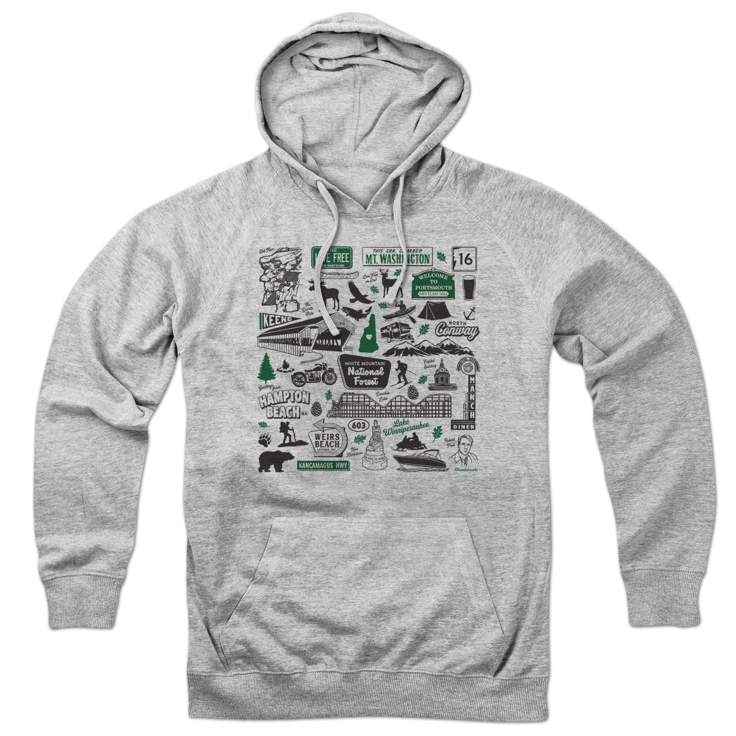 New Hampshire Tourist Attraction Hoodie