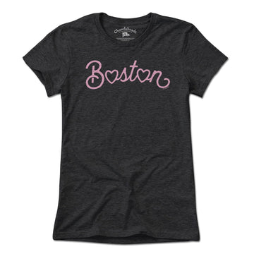 Boston 617 Highway Sign T-Shirt T-Shirt / Charcoal / XL