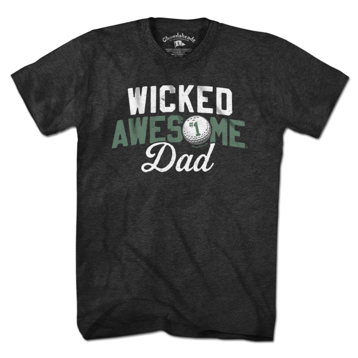 Wicked Awesome Dad Golf T-Shirt