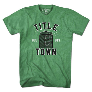 Title Town Boston Baseball T-Shirt Ladies / Navy / L