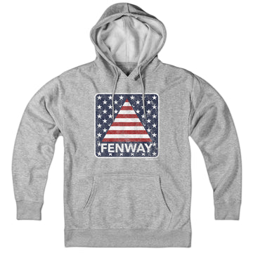 Chowdaheadz Fenway Sign Hoodie Charcoal at  Men's Clothing store