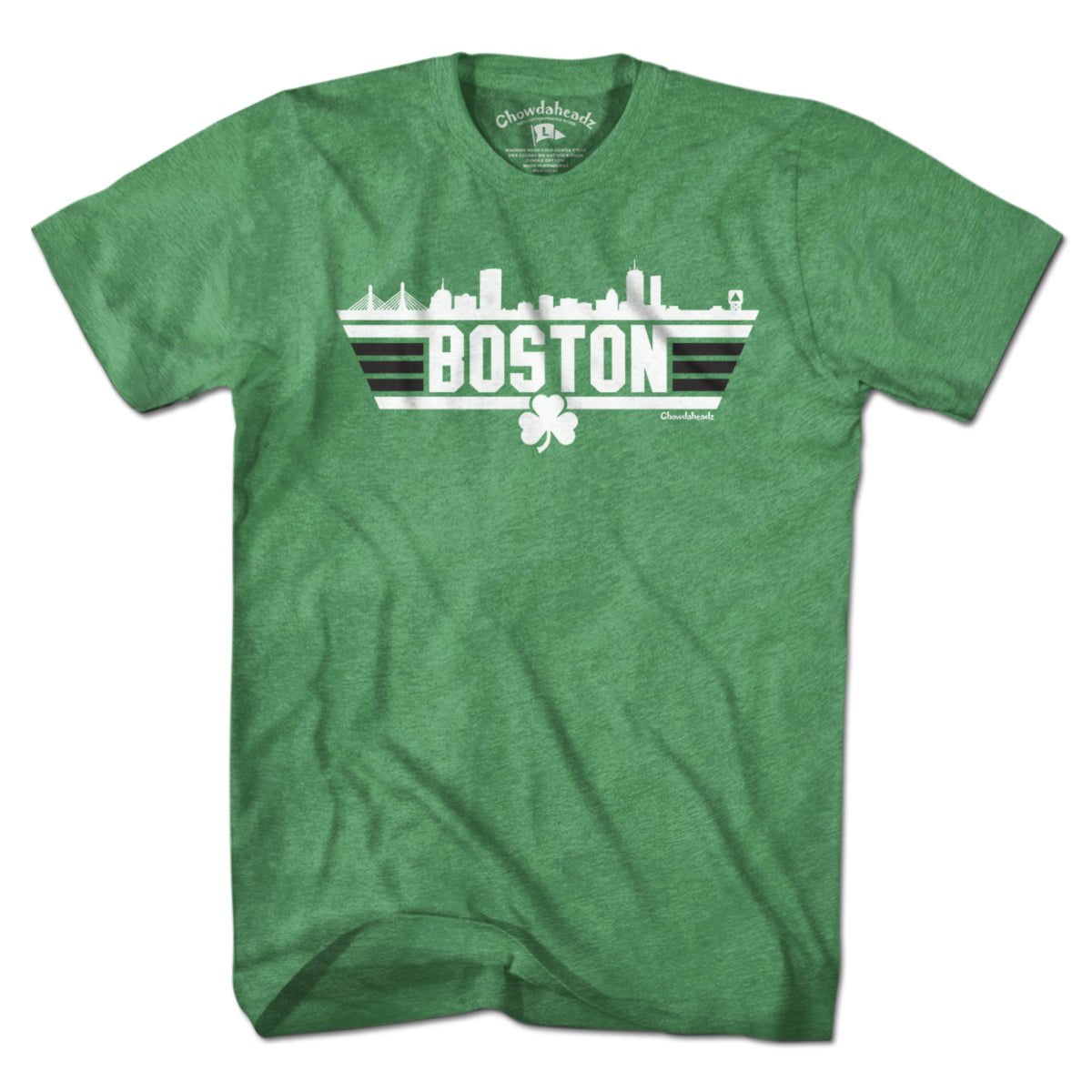 Boston Top Town Shamrock T-Shirt