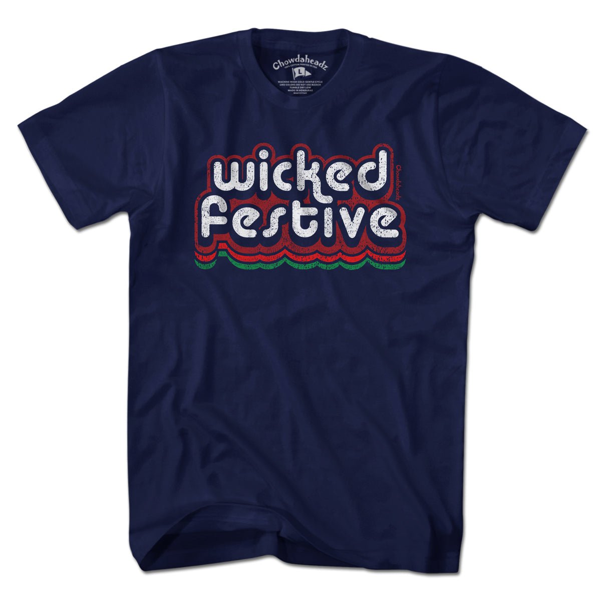 Wicked Festive Retro Holiday T-Shirt