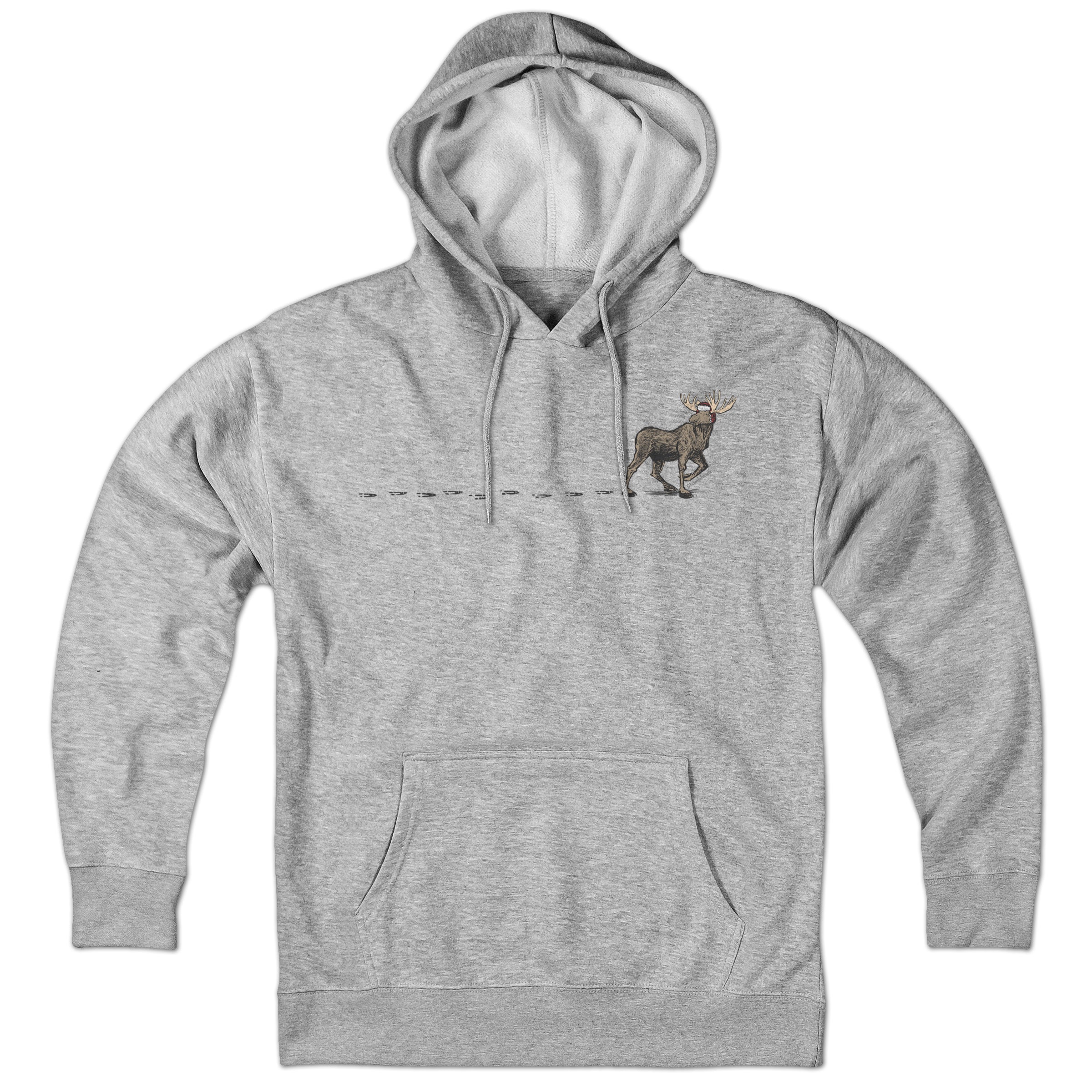 Winter Moose Tracks Hoodie