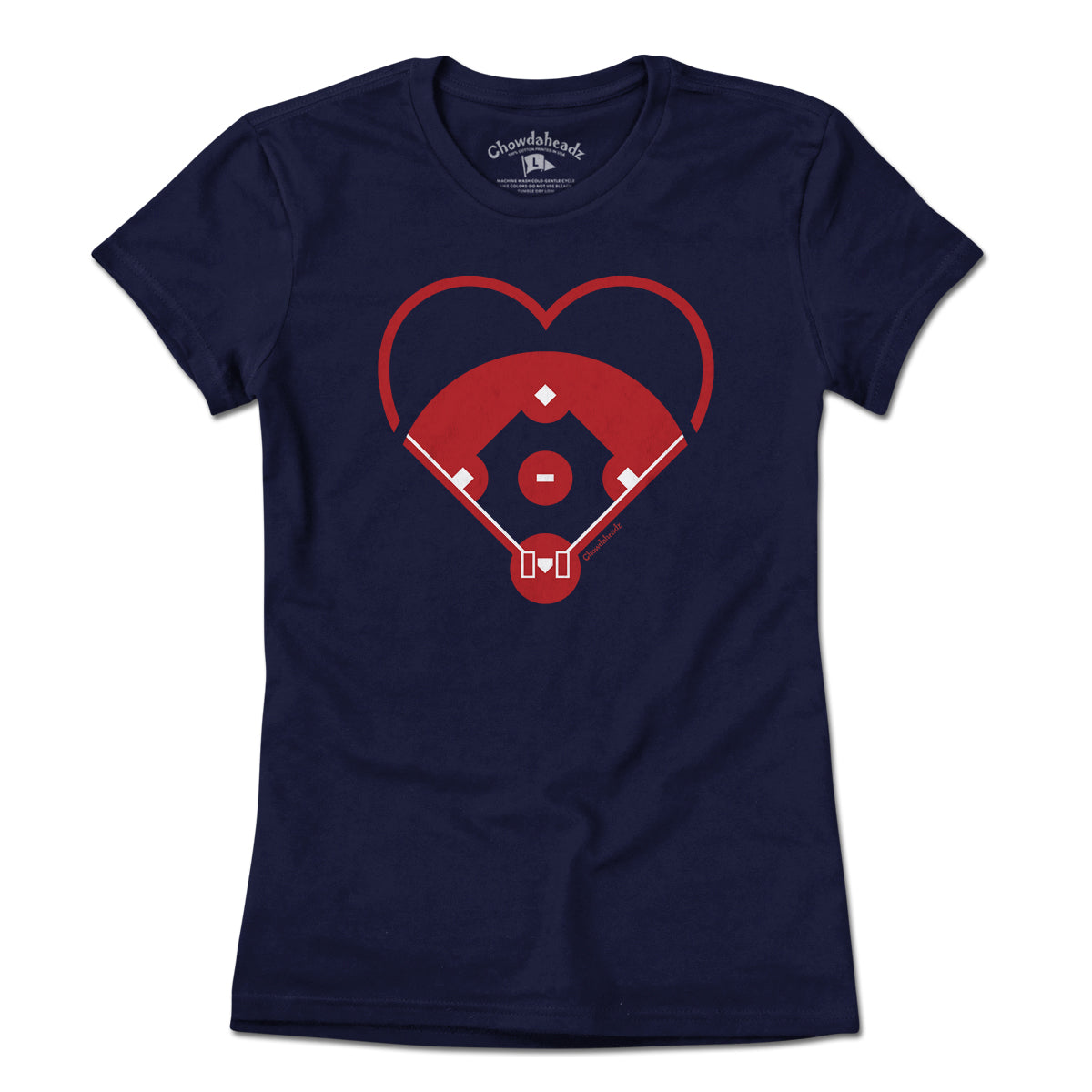 Baseball Diamond Heart T-Shirt