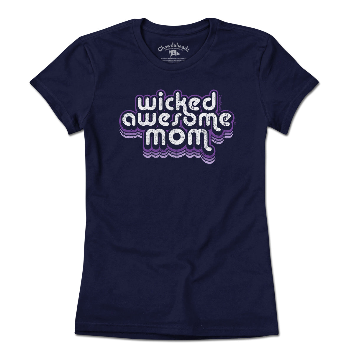 Wicked Awesome Mom Retro T-Shirt