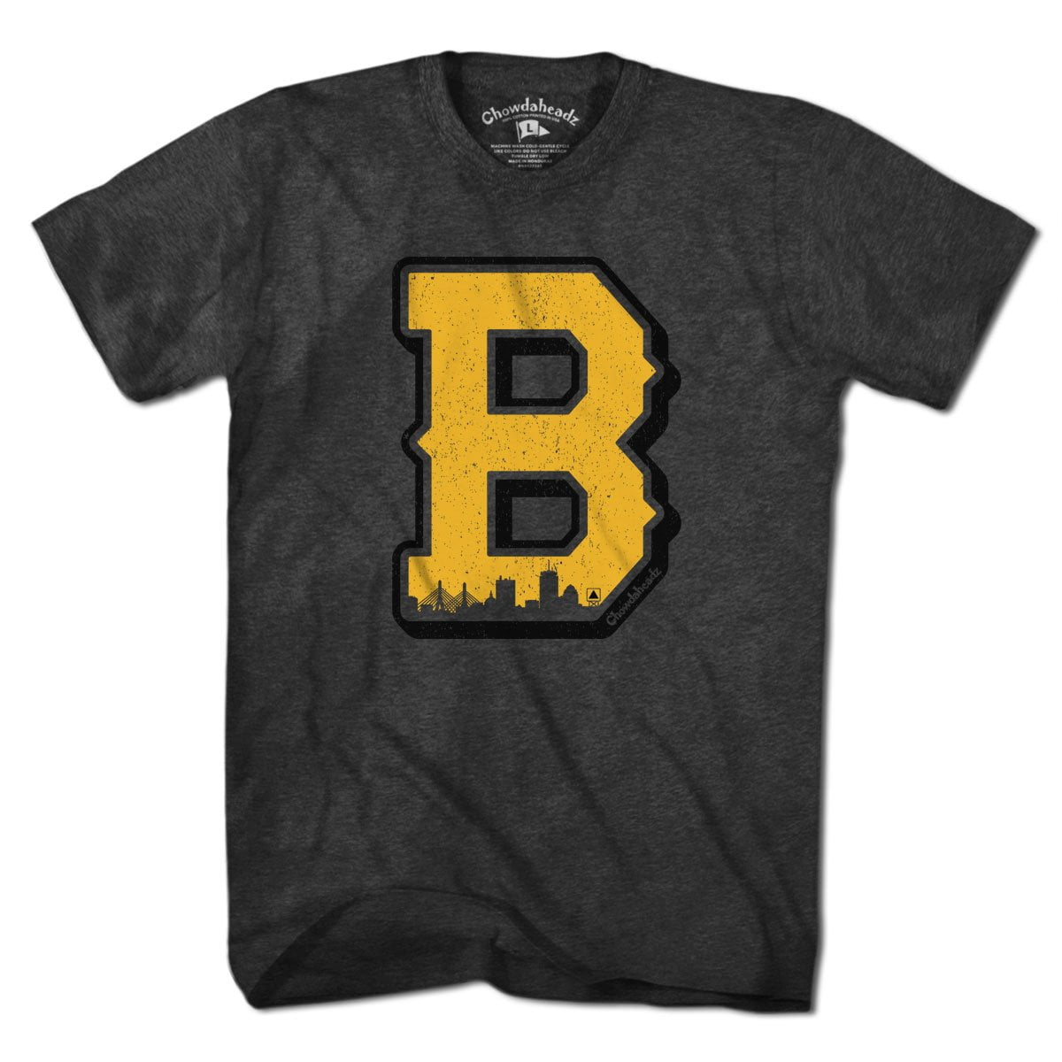 Black & Gold Big Block B T-Shirt