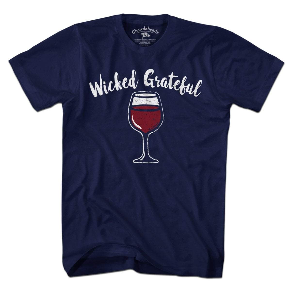 Wicked Grateful Wine Glass T-shirt