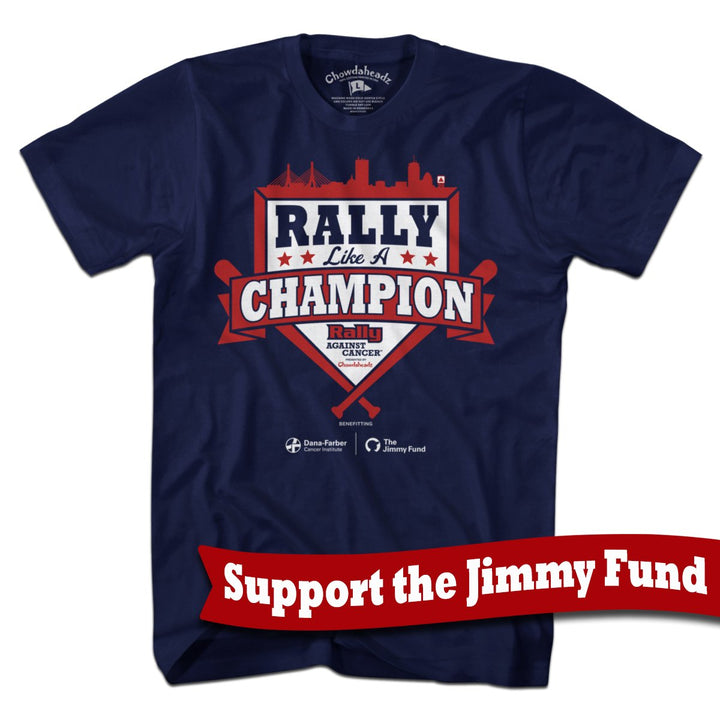 Rally Against Cancer Jimmy Fund T-Shirt T-Shirt / Gray / 4XL