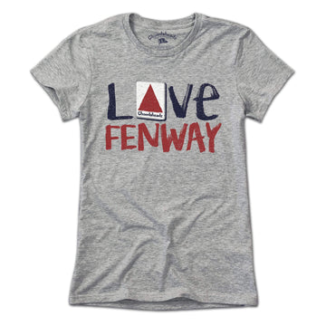 Chowdaheadz-T-Shirts Fenway Sign Ladies T-Shirt