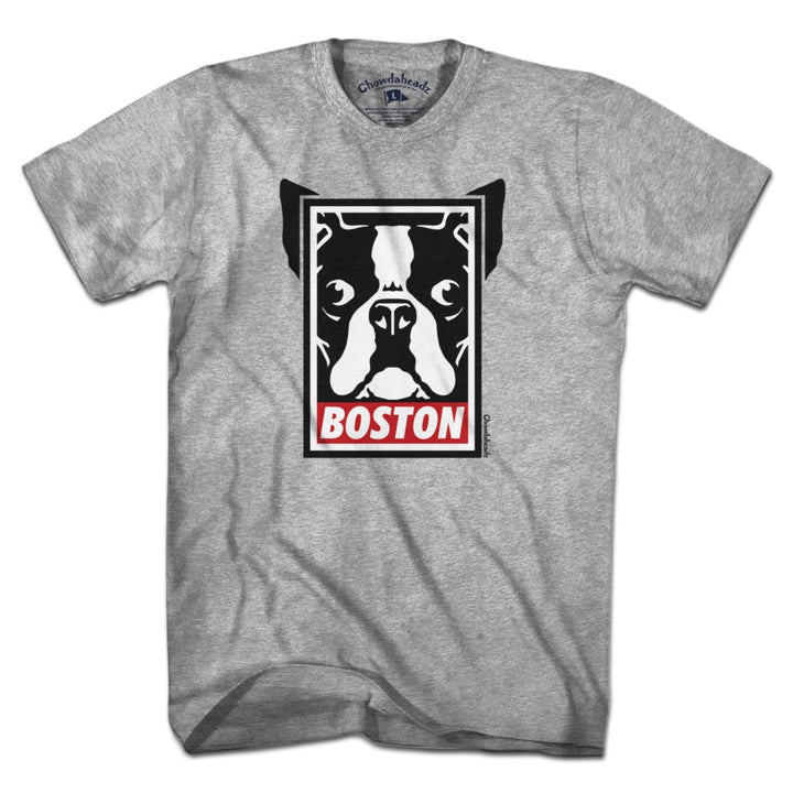 Socks on Boston Terrier T-Shirt T-Shirt / Gray / 2XL