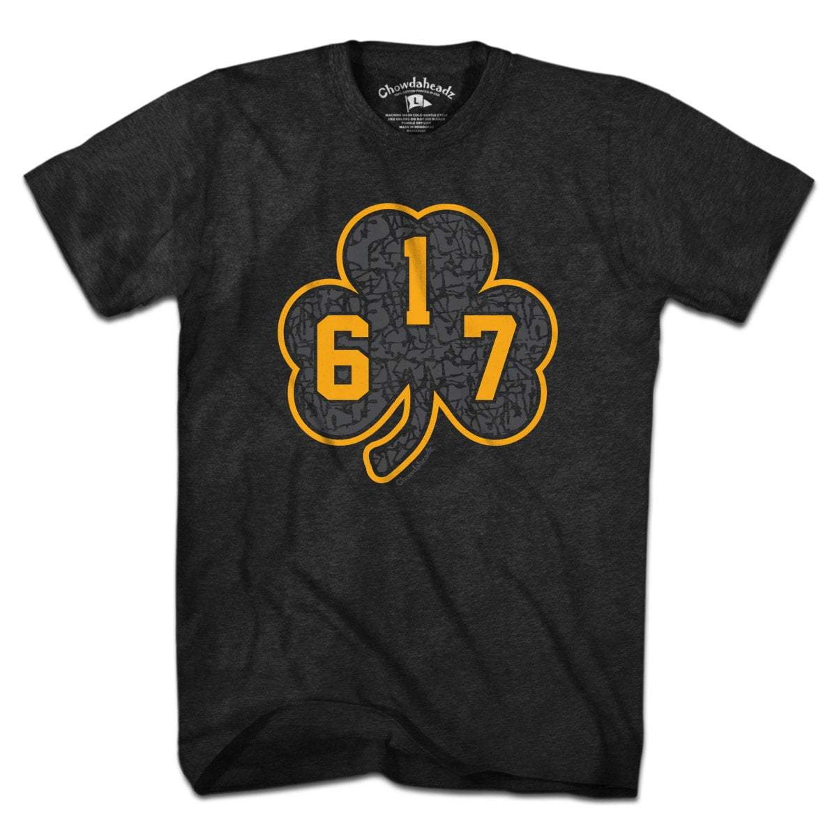 617 Black & Gold Street Shamrock T-Shirt