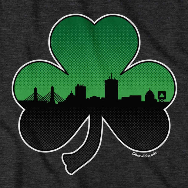 Chowdaheadz-T-Shirts Wicked Awesome Boston Skyline T-Shirt