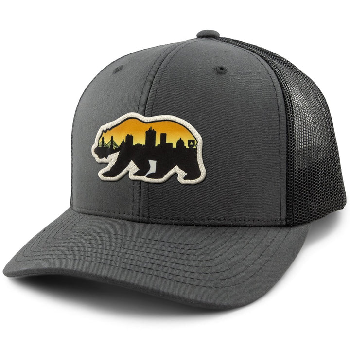 Over Worked And Underlaid Patch on Retro Trucker Patch Hat By Snapback –  Bear Life Outfitters