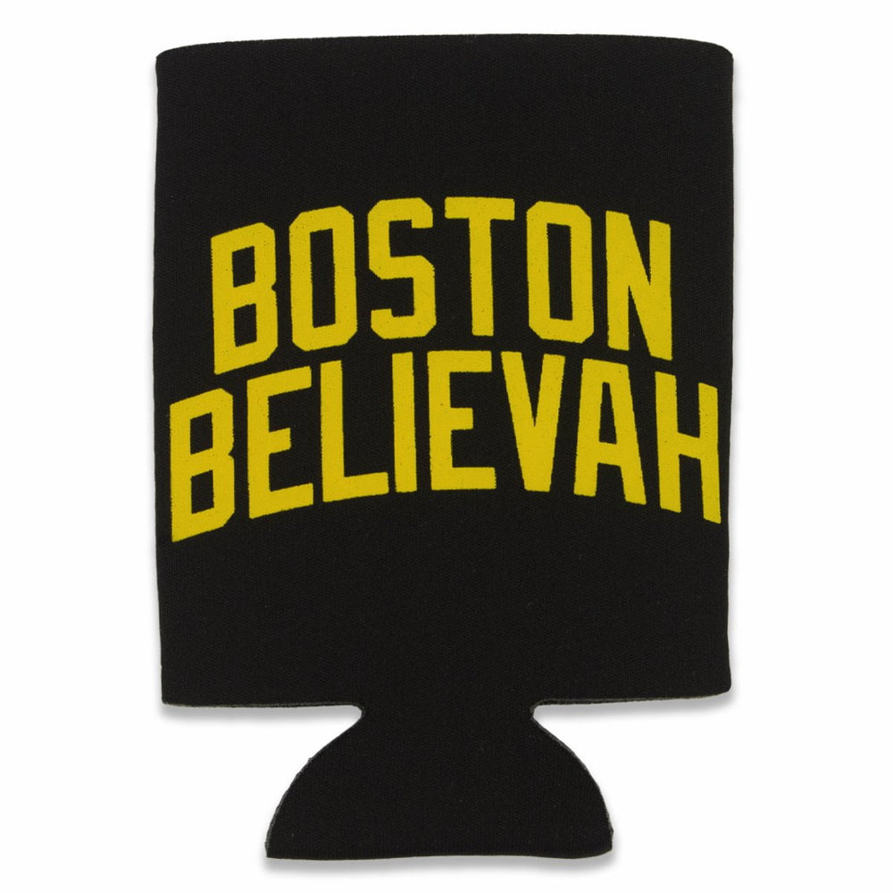 Boston Believah Black and Gold Collapsible Can Koolie - Chowdaheadz