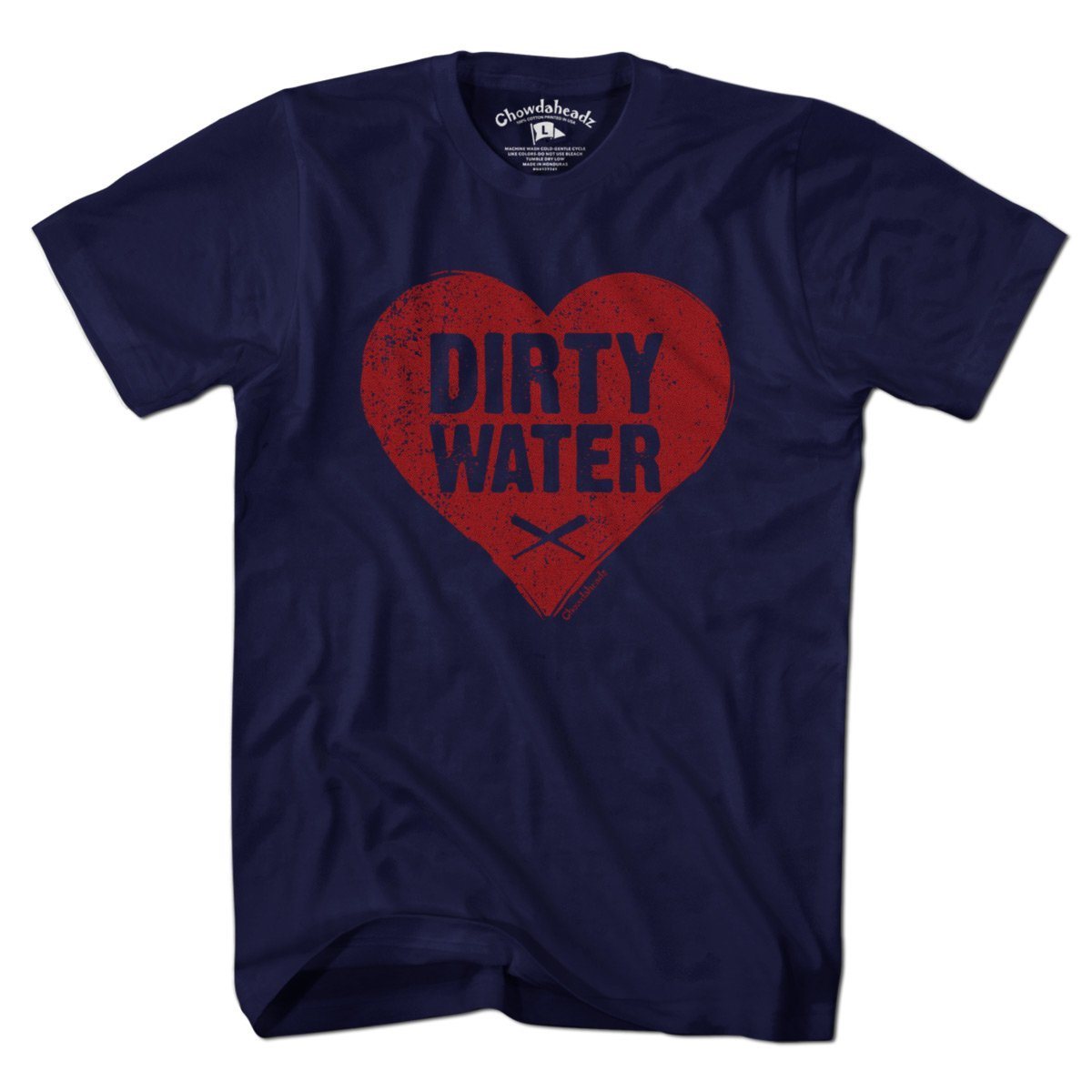 Dirty Water Baseball Heart T-Shirt