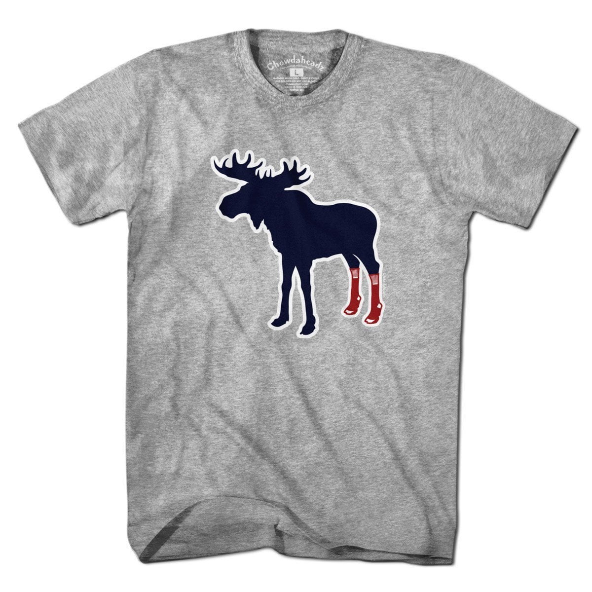 t shirt with moose logo