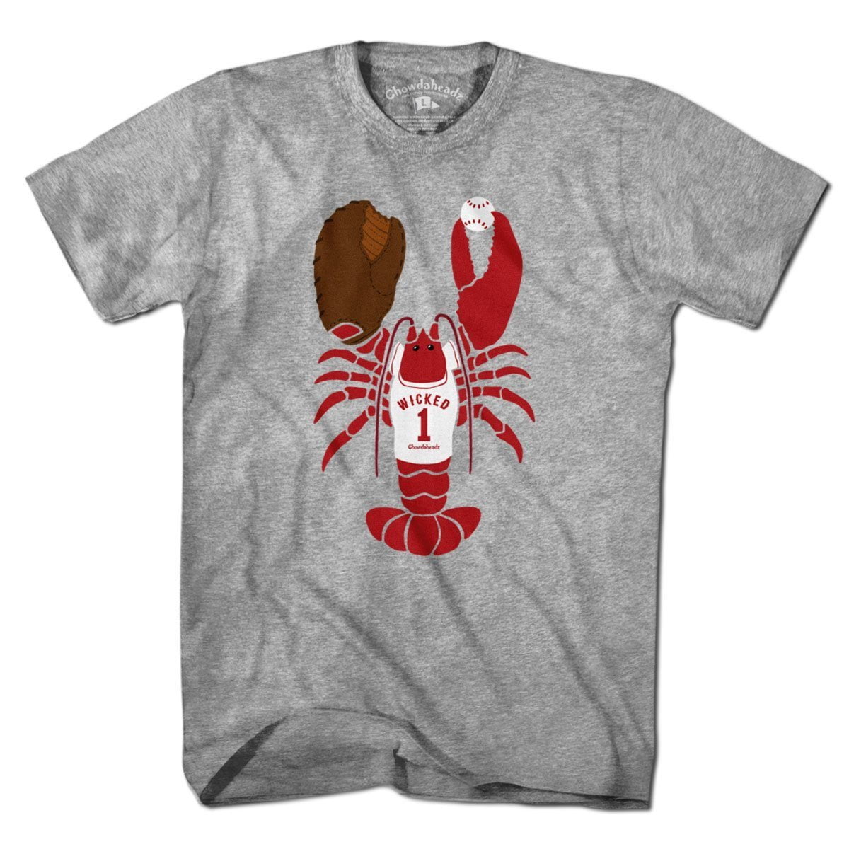 Wicked Lobstah Baseball T-Shirt