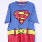George Superman Mens XL T-Shirt Grapic Blue Tm&Dc Comics (s09) Short Sleeve Crew Neck