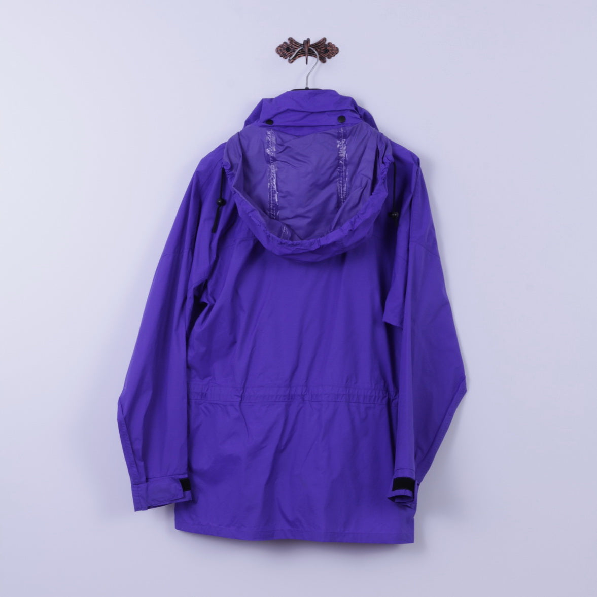 Peter Storm Mens M Rain Jacket Purple Nylon Tactel Zip Up Hooded Outdo ...
