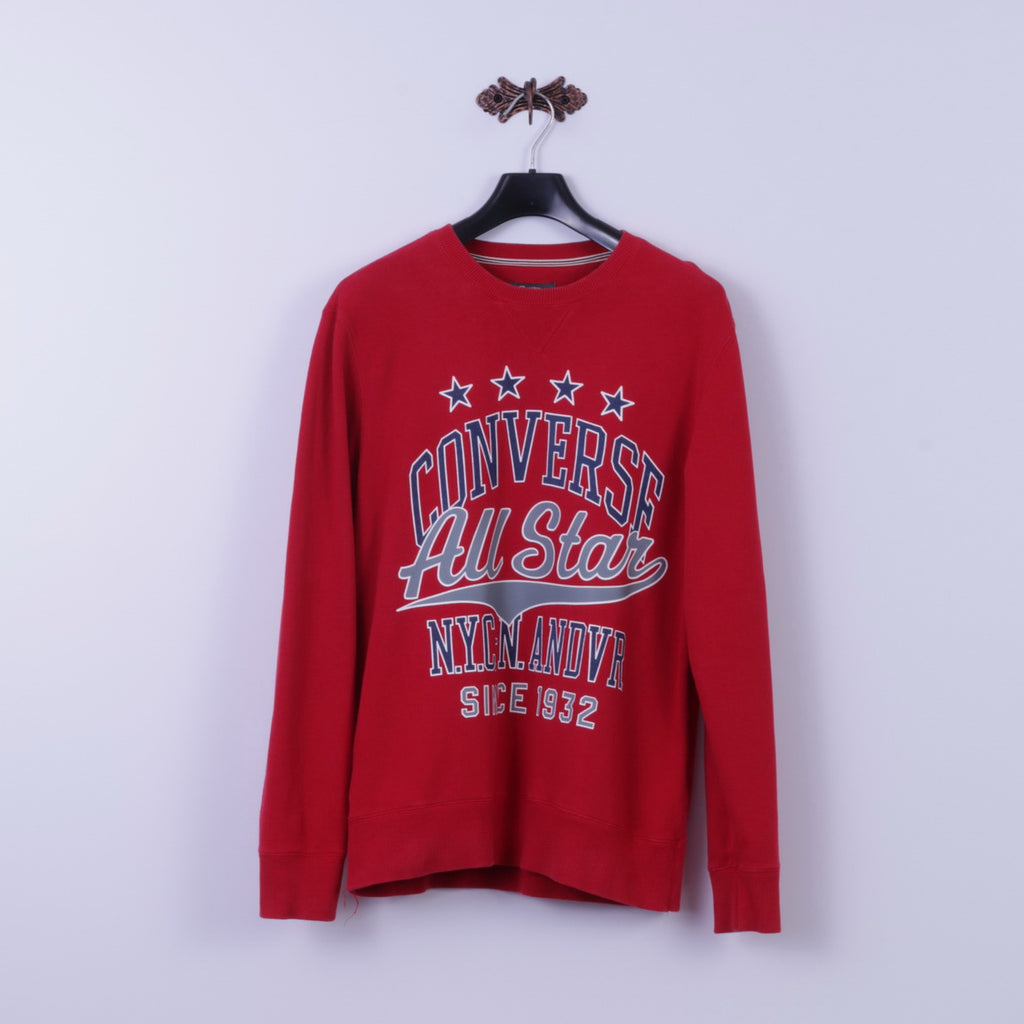 red converse sweatshirt