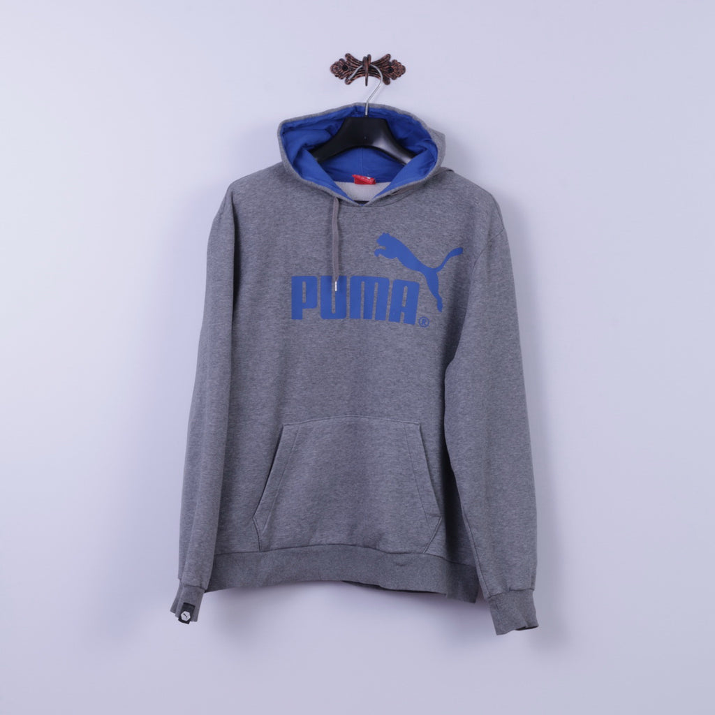 mens blue puma hoodie