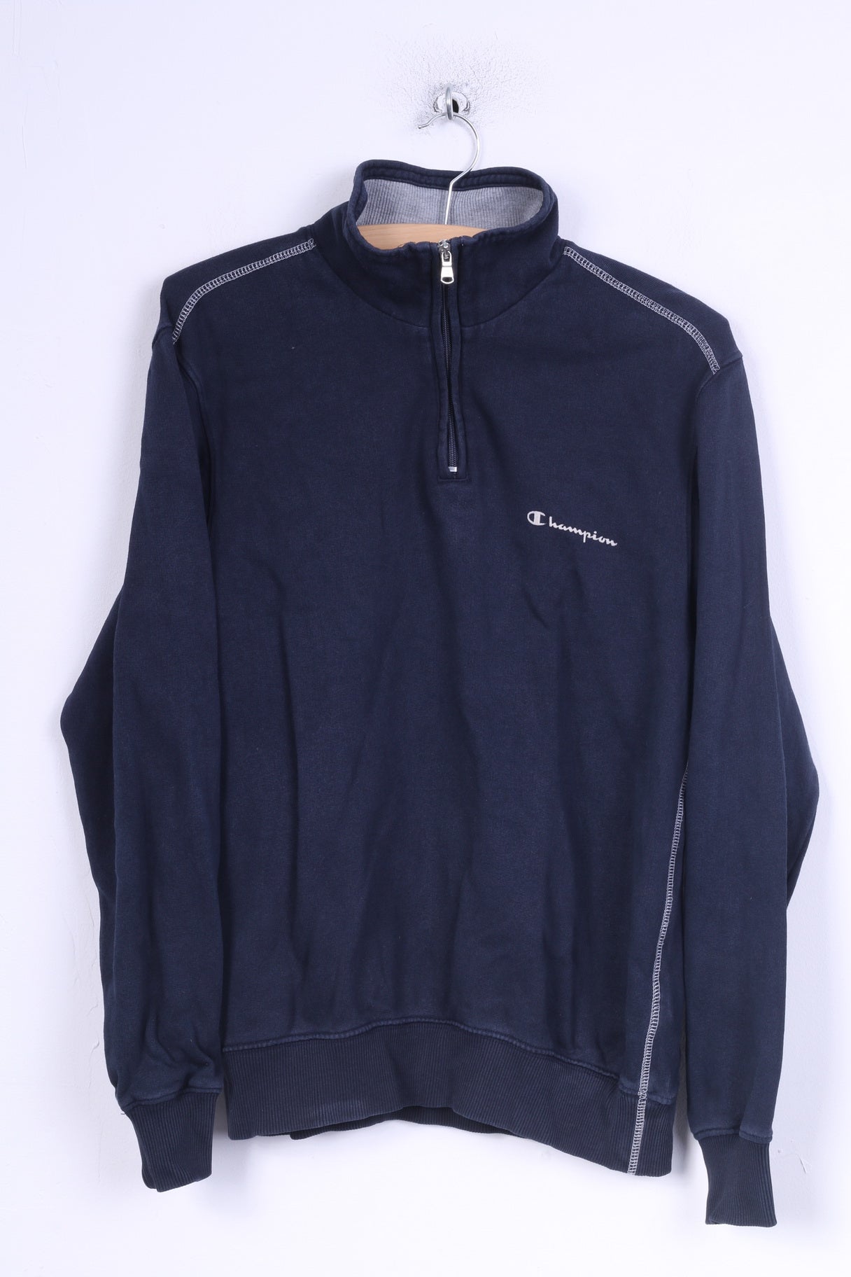 womens navy blue champion hoodie