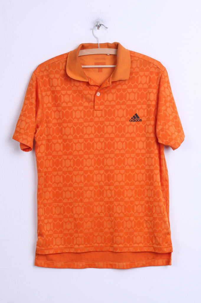 orange adidas polo shirt