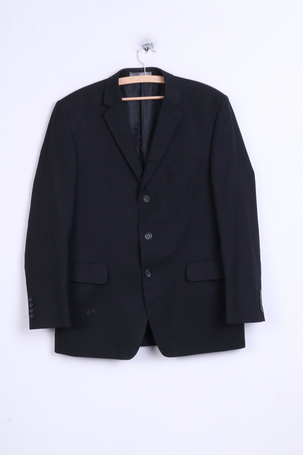 JACK REID Bhs Mens 42 Blazer Jacket Single Breasted Black Regular ...