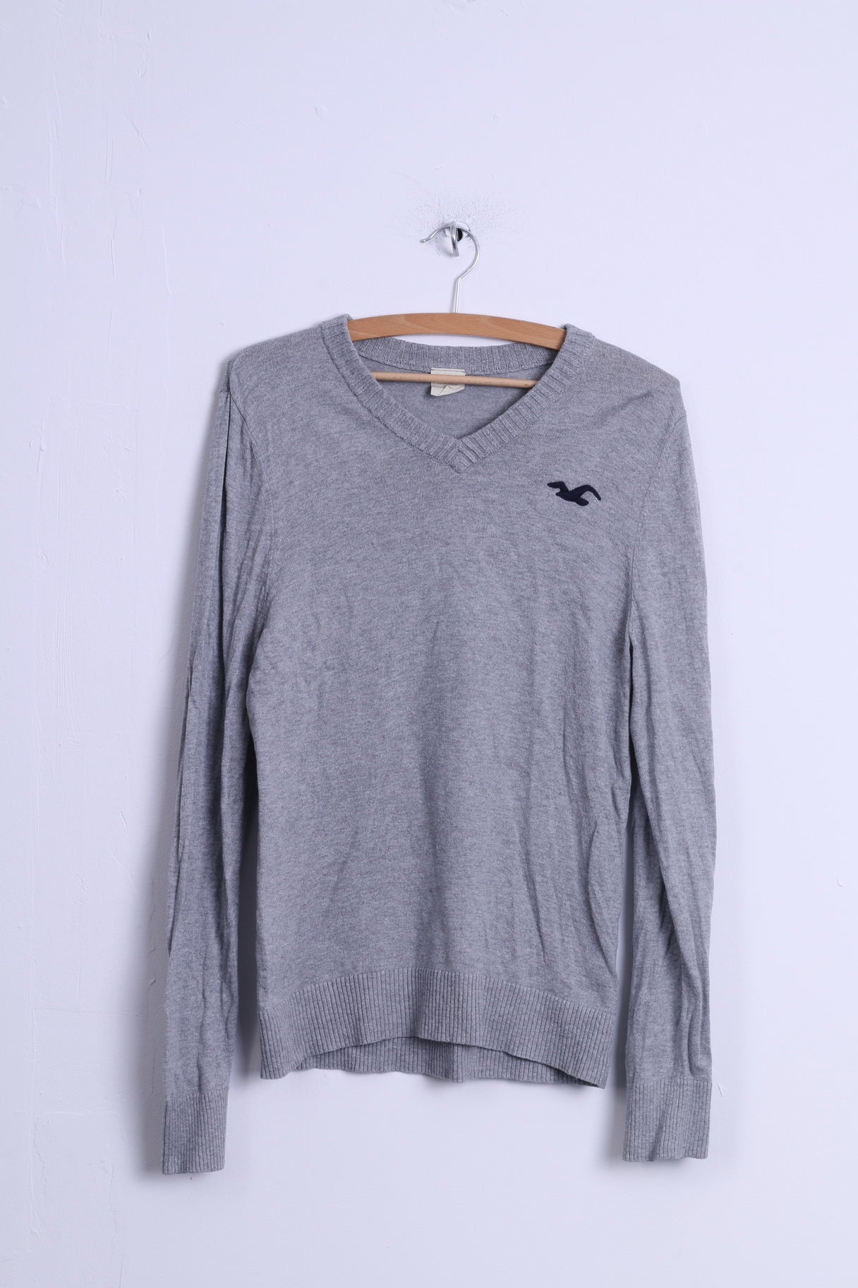 hollister grey jumper